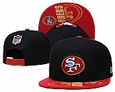 49ers Team Logo Black Adjustable Hat GS,baseball caps,new era cap wholesale,wholesale hats